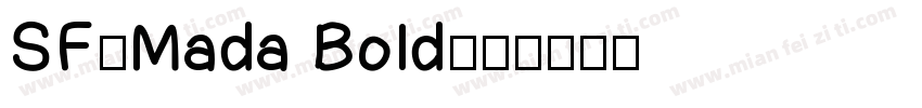 SF-Mada Bold字体转换